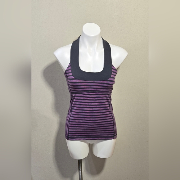 Lululemon Yoga Halter Tank Top Shirt Women's Size 8 - Picture 1 of 6